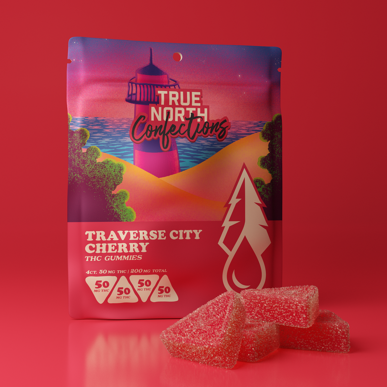 Photograph of product: Traverse City Cherry Gummies