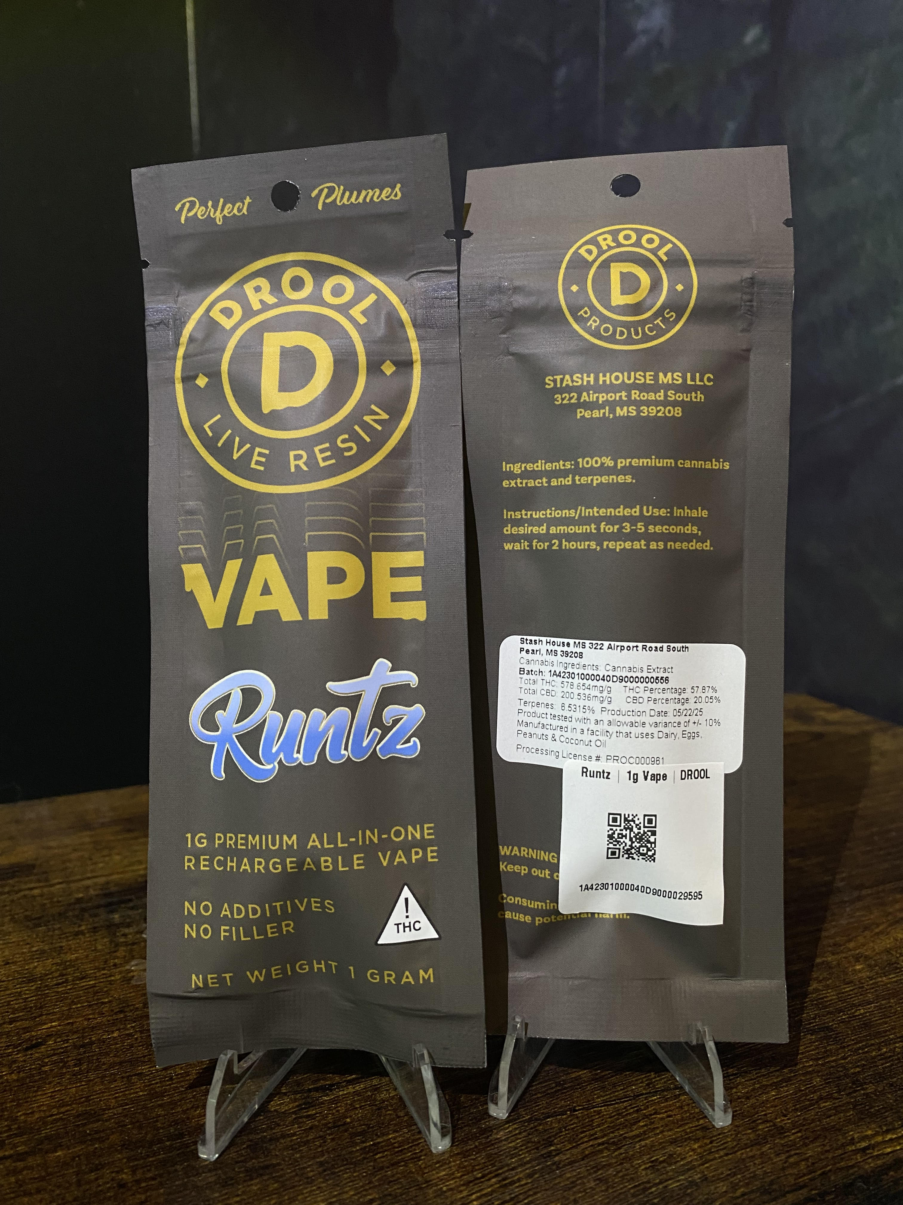 Photograph of product: Runtz Vape | DROOL
