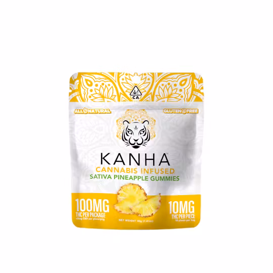 Photograph of product: PINEAPPLE | CLASSIC | 100MG | SATIVA