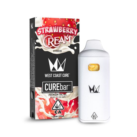 Photograph of product: Strawberry Cream AIO CUREbar - 1G - 