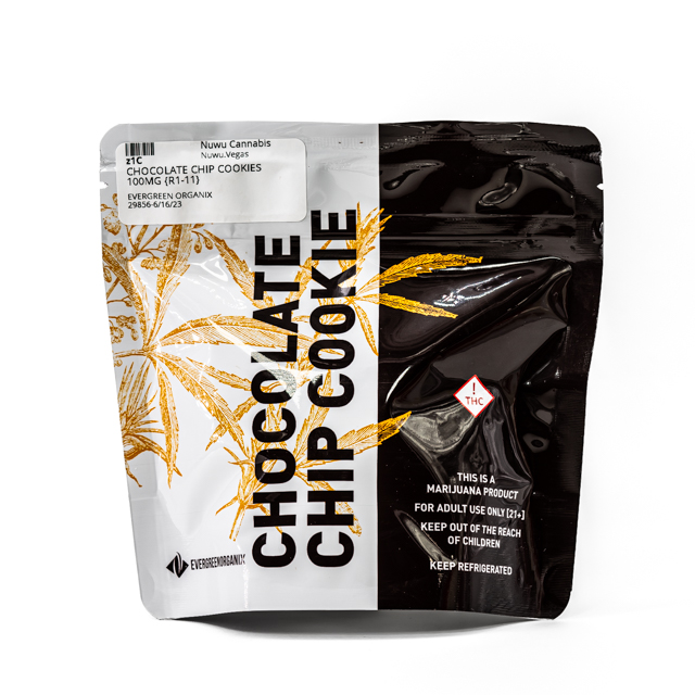 Photograph of product: Chocolate Chip Cookies 100mg {R2 1}