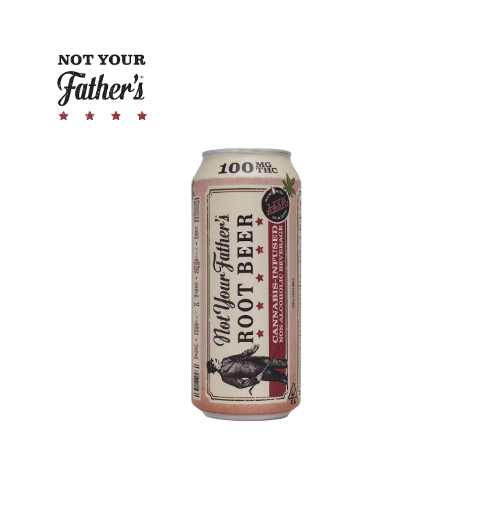 Photograph of product: ROOT BEER 100MG LIVE RESIN 16OZ SODA