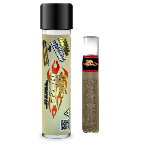 Photograph of product: Cali Blaze - Vanilla Lava Cake Live Resin Infused 1.2G Blunt