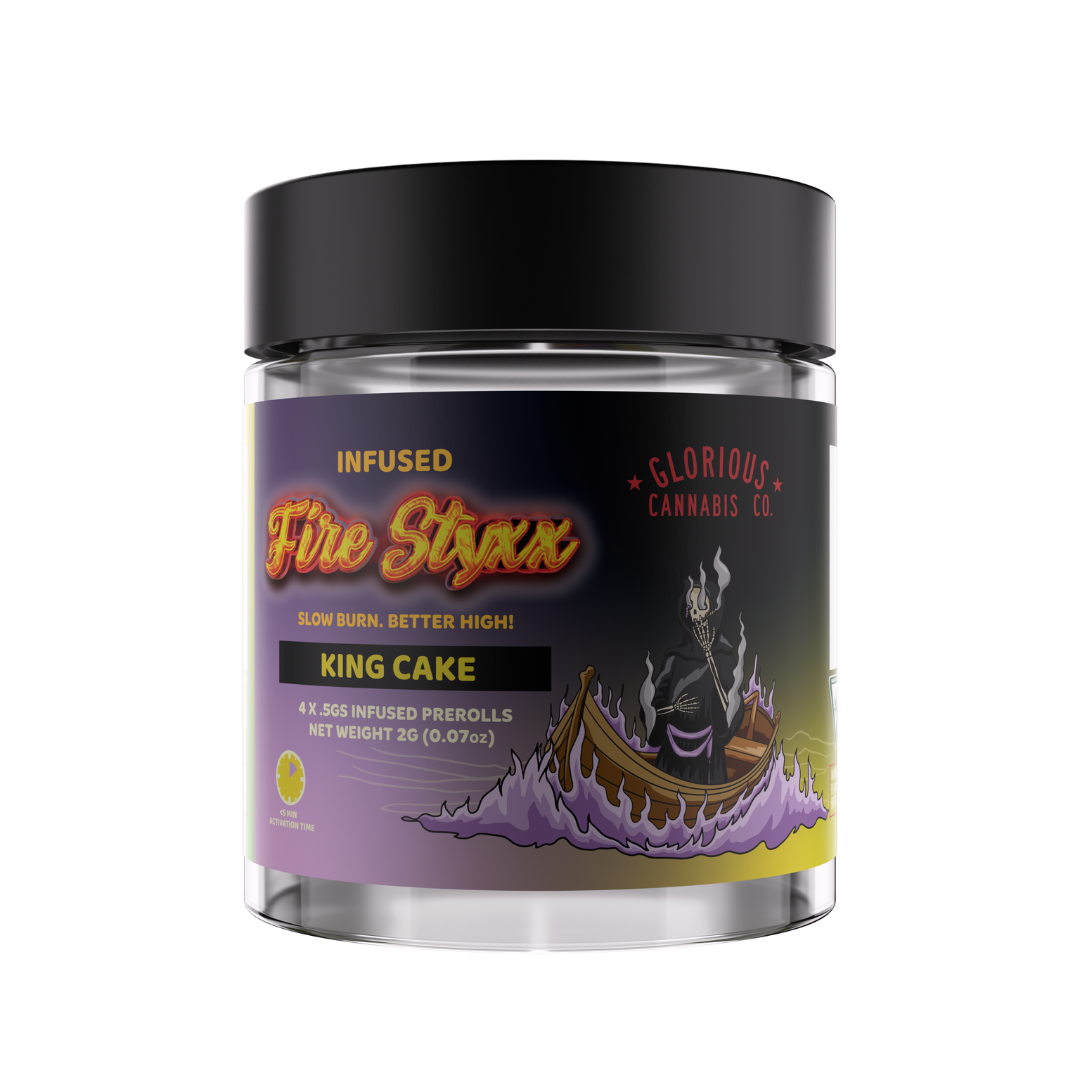 Photograph of product: GLORIOUS OUID! - PINK PANTHER - FIRE STYXX - INFUSED PREROLLS - MULTIPACK