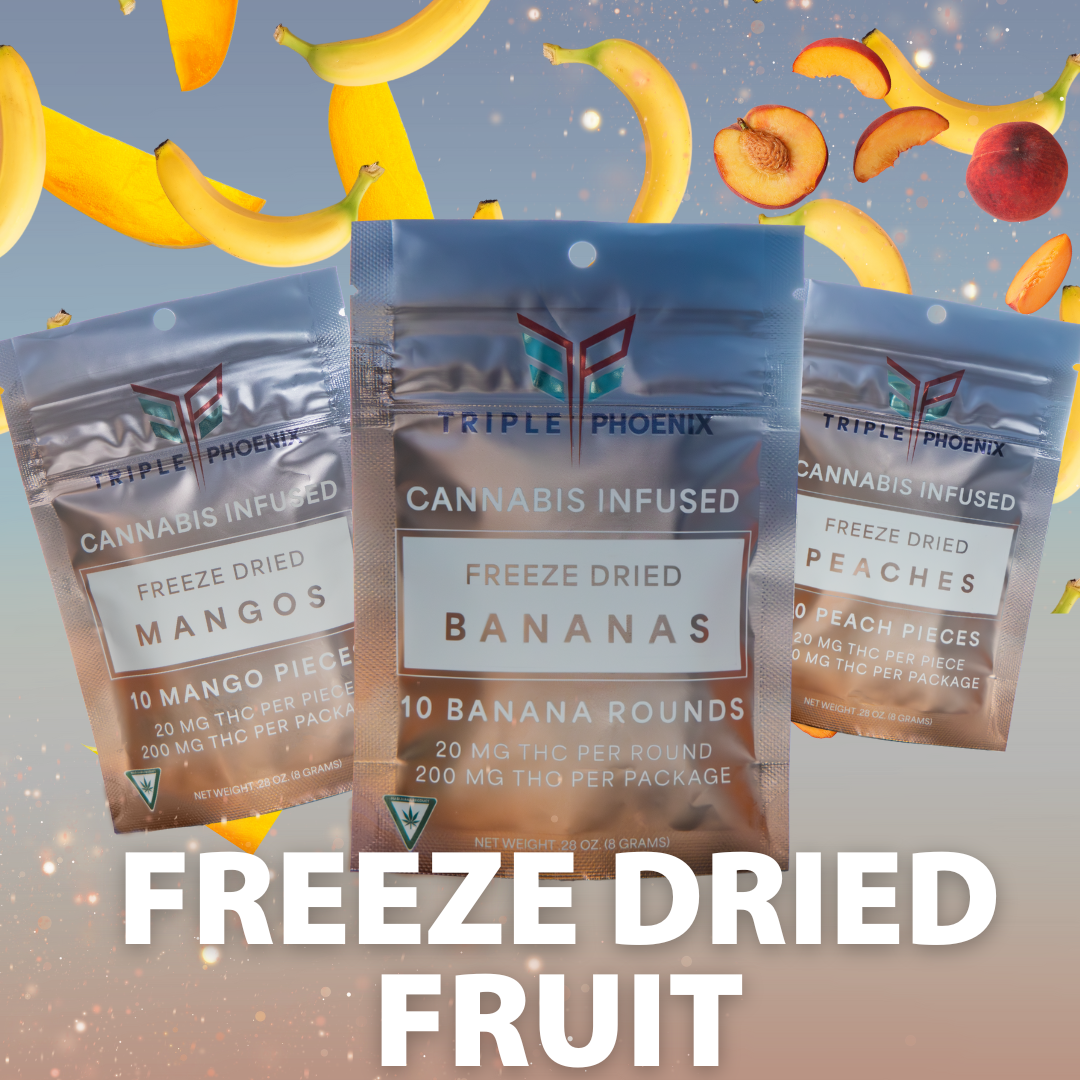 Photograph of product: 200MG FREEZE DRIED BANANAS INFUSED
