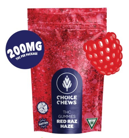 Photograph of product: CH | HC* Red Raz Haze Oui'd Gummies | 200mg (AU)