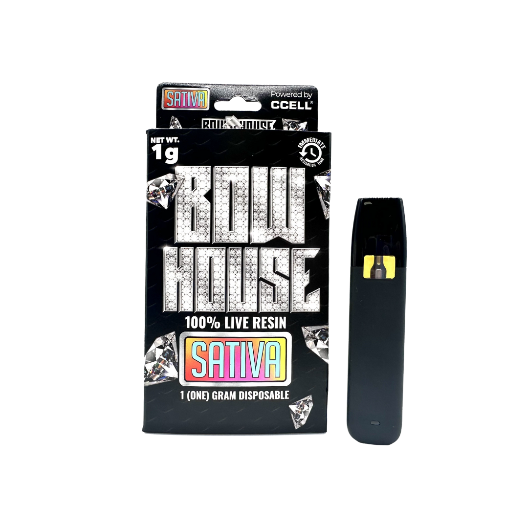 Photograph of product: Bow House Live Resin Disposable | Plush Berry