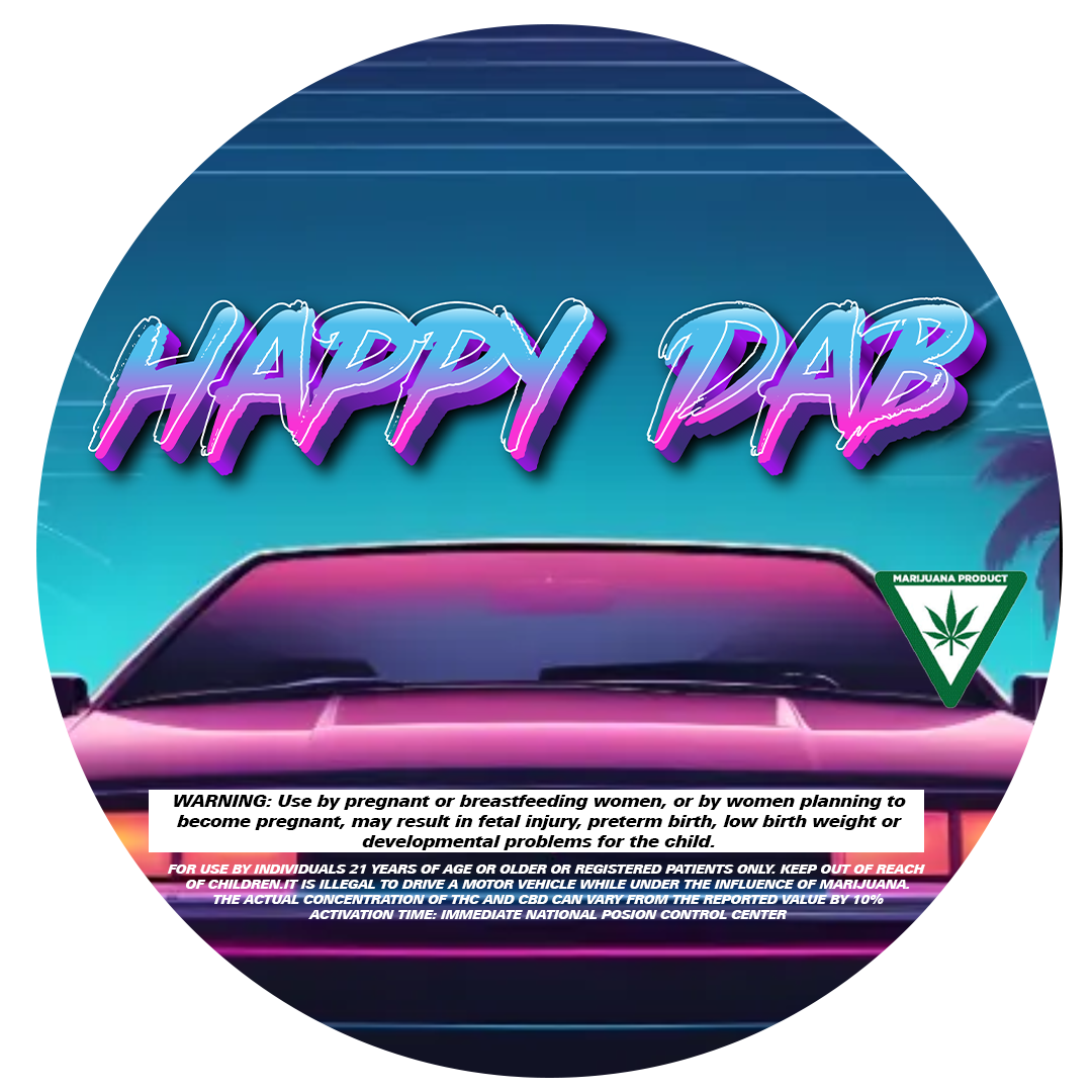 Photograph of product: Happy Dab | Live Resin - 1g - Presidential OG