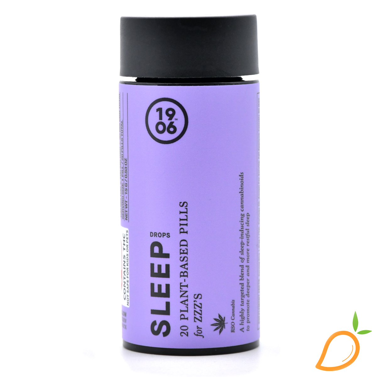 Photograph of product: 100mg 1:1 Sleep Drops 1906