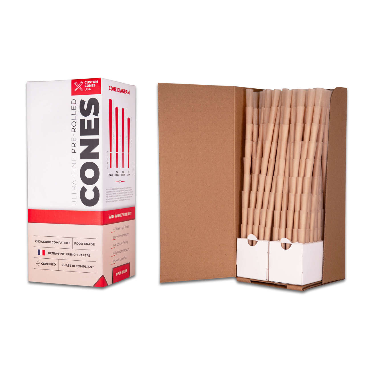 Photograph of product: Ultra-Fine Pre-Rolled Cones | 0.35g | 336pk