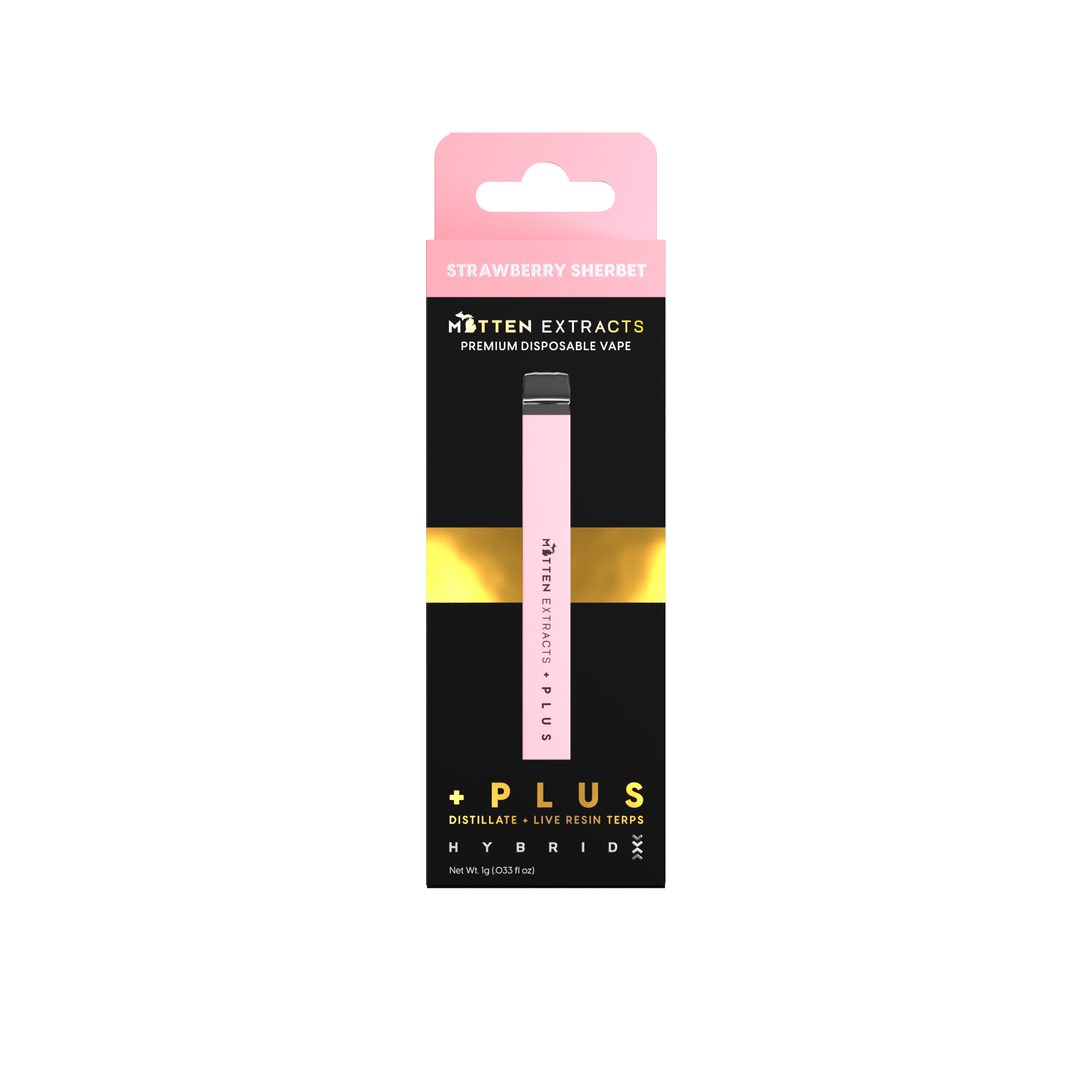 Photograph of product: Strawberry Sherbert - Plus AIO Cart 1g