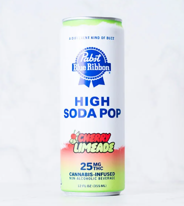 Photograph of product: PBR - Cherry Limeade - 25mg Infused Soda