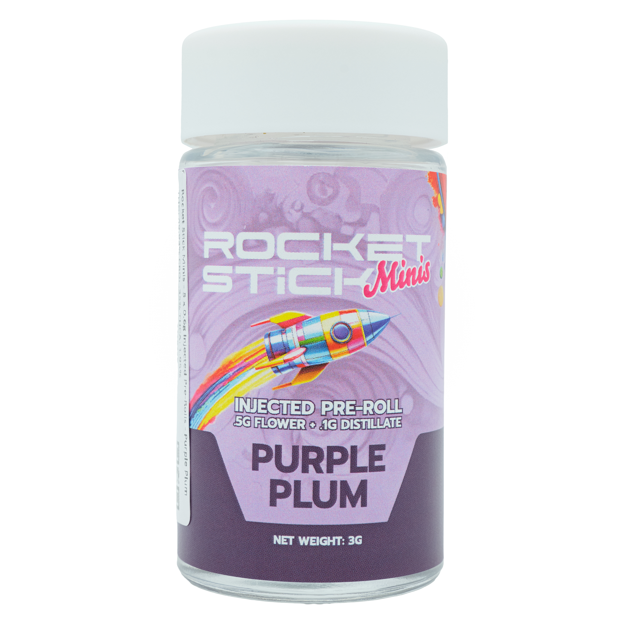 Photograph of product: Purple Plum | .6G Infused Prerolls 5CT