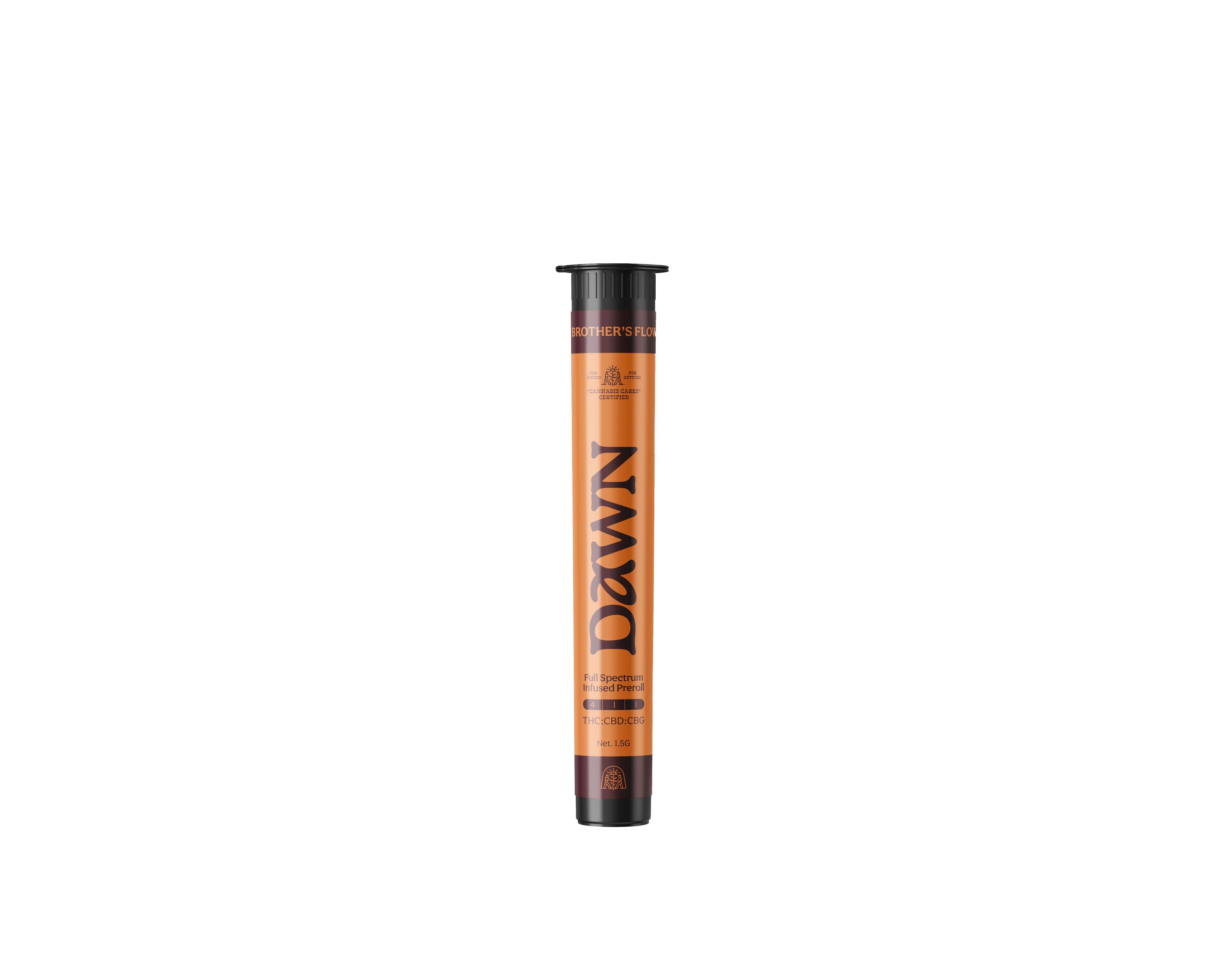 Photograph of product: MBF - 1.5g DAWN INFUSED PRE-ROLL
