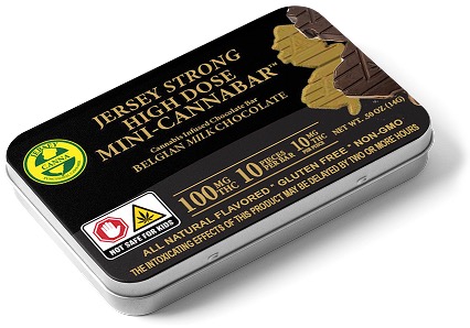 Photograph of product: NJ High Dose Cannabar | 100mg