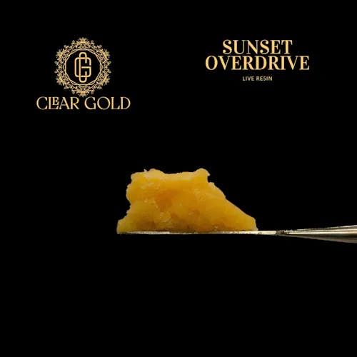Photograph of product: Clear Gold - Sunset Overdrive - 1g Cured Resin
