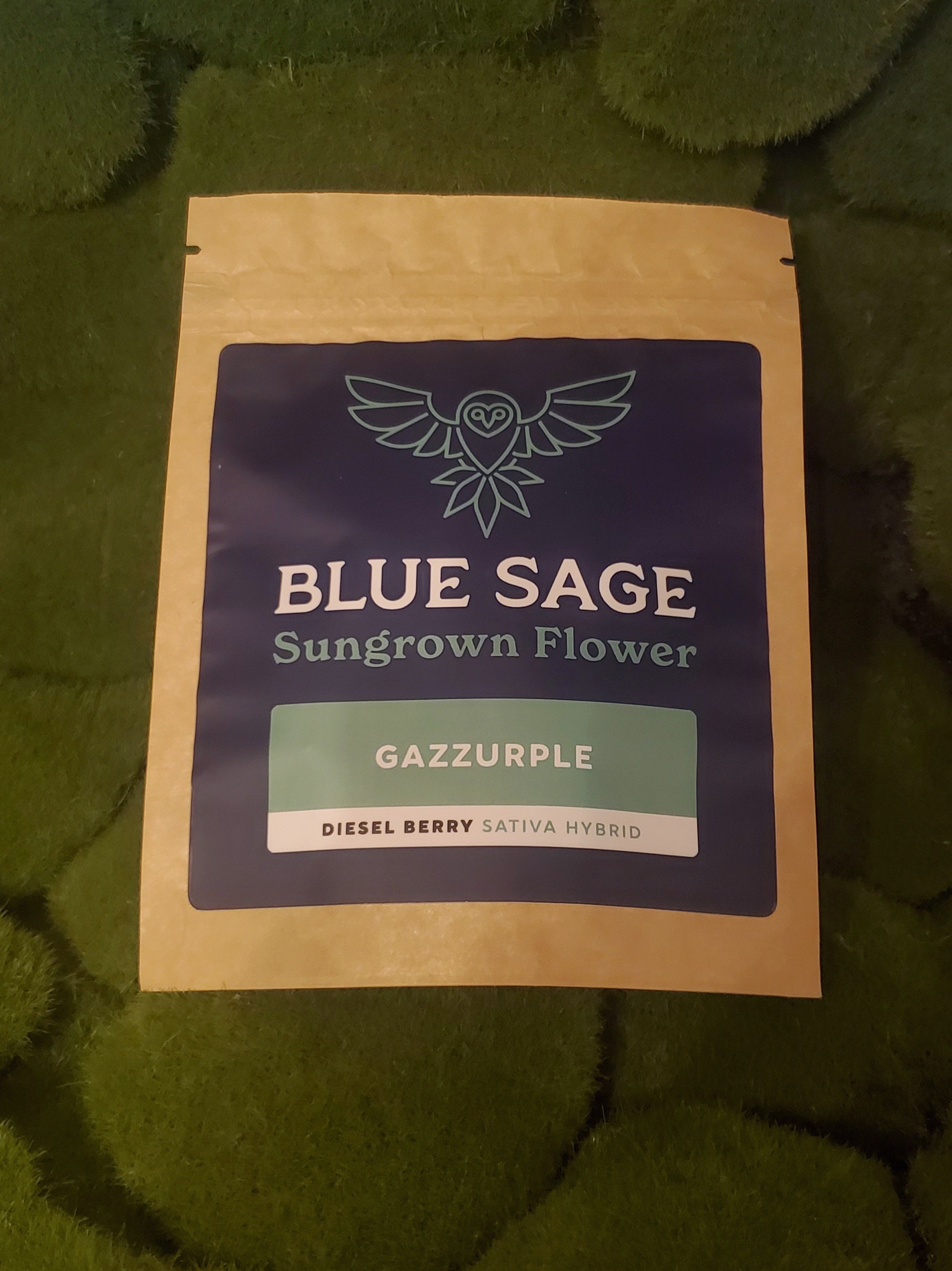 Photograph of product: Pre Pack | Gazzurple | Blue Sage - 3.5g
