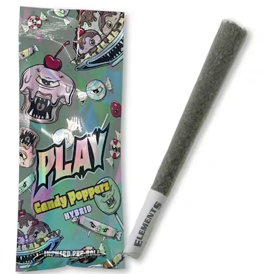 Photograph of product: Candy Popperz | PLAY | Infused Pre-roll