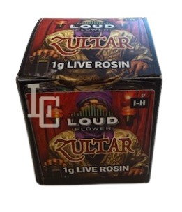 Photograph of product: MI Loud Flower Zultar Live Rosin 1.0g