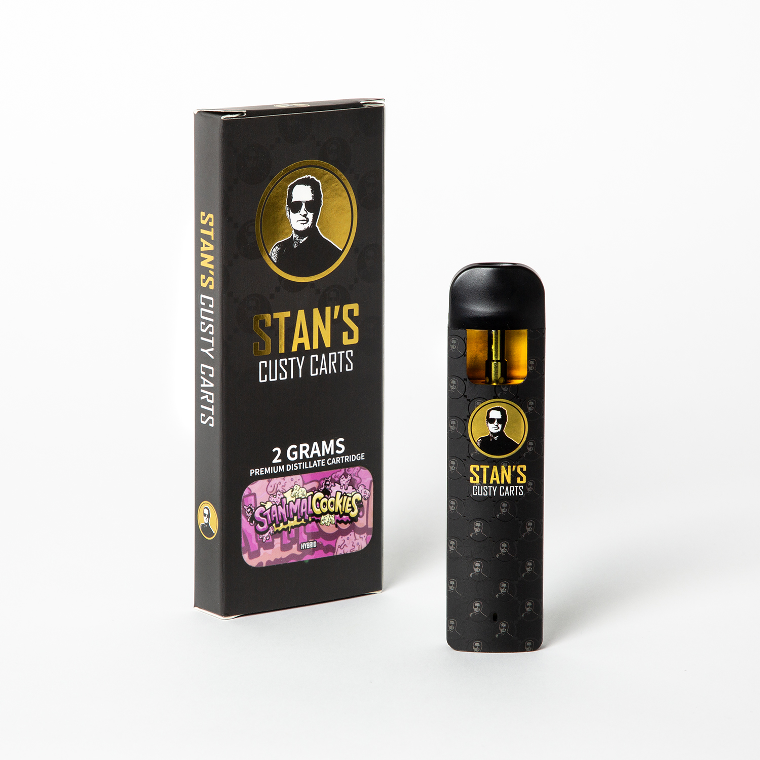 Photograph of product: Stan's Custy Carts | Disposable Distillate  | Stanimal Cookies