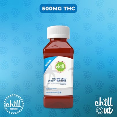 Photograph of Product: Chill Syrup Tincture - ZERO SUGAR Strawberry