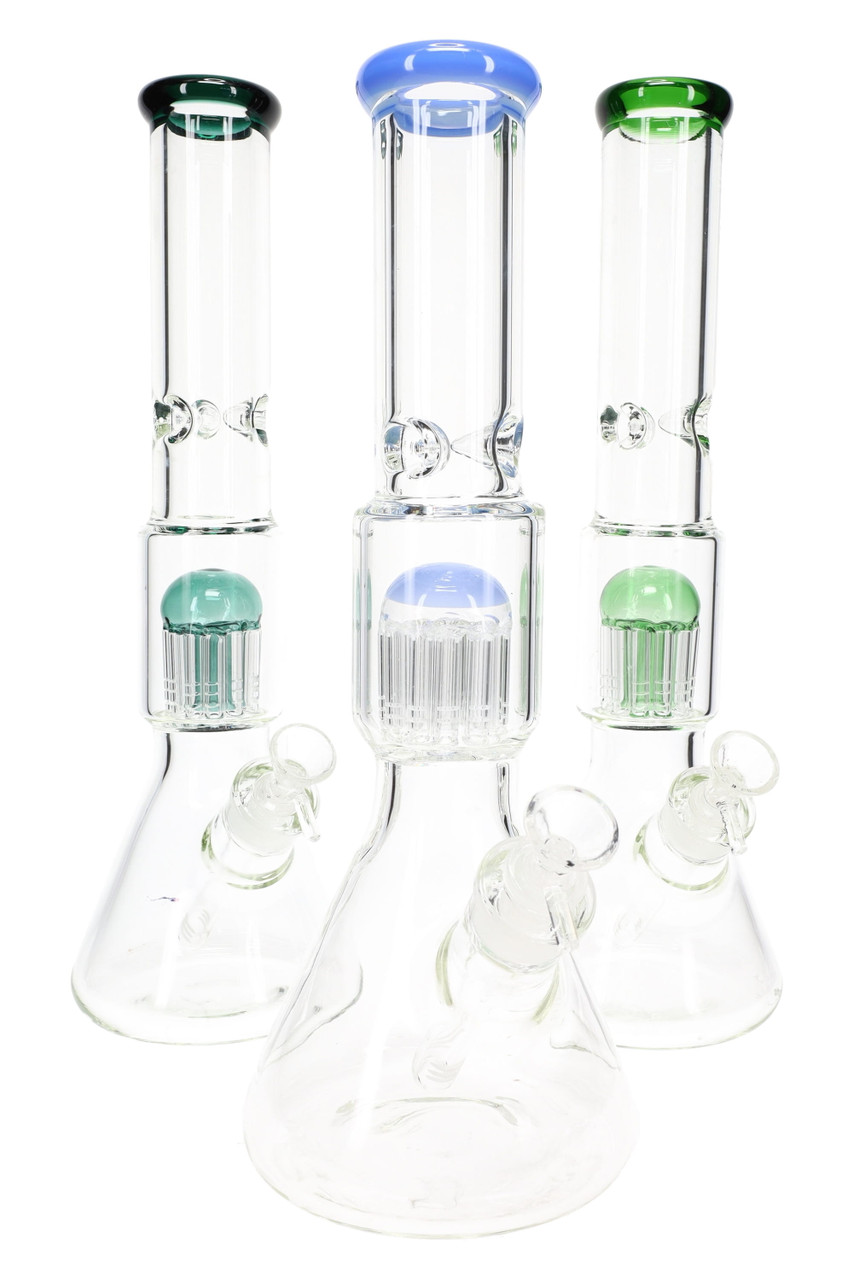 Photograph of product: CRCL | Large 15'' Beaker Bong W/ Perc Tree