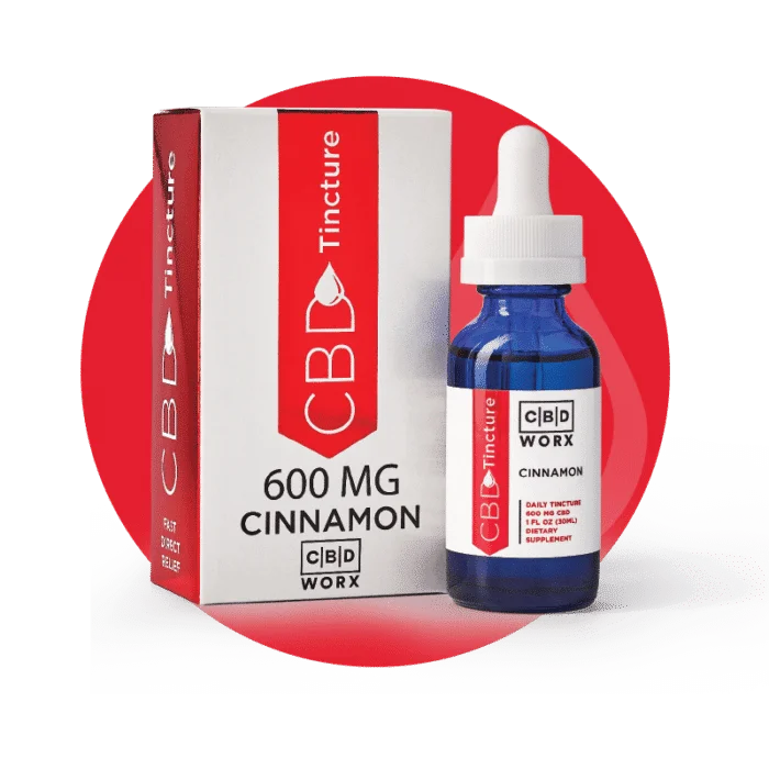 Photograph of product: CBD Worx | Cinnamon CBD Tincture | 600mg (3oz)