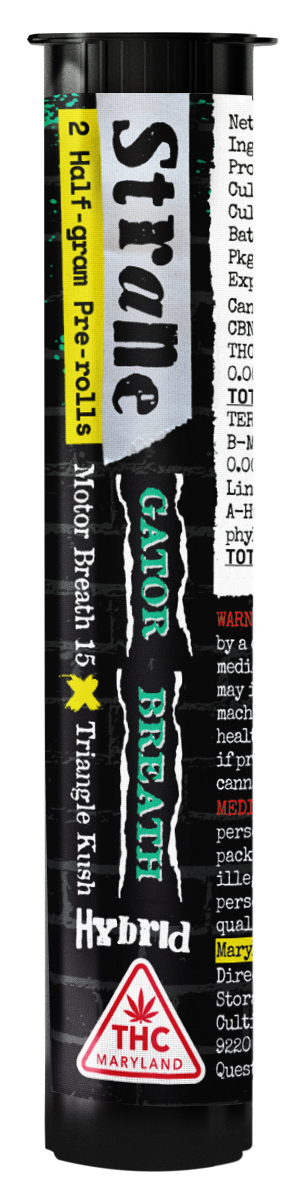 Photograph of product: Gator Breath 2-Pack Pre-Roll | 1g