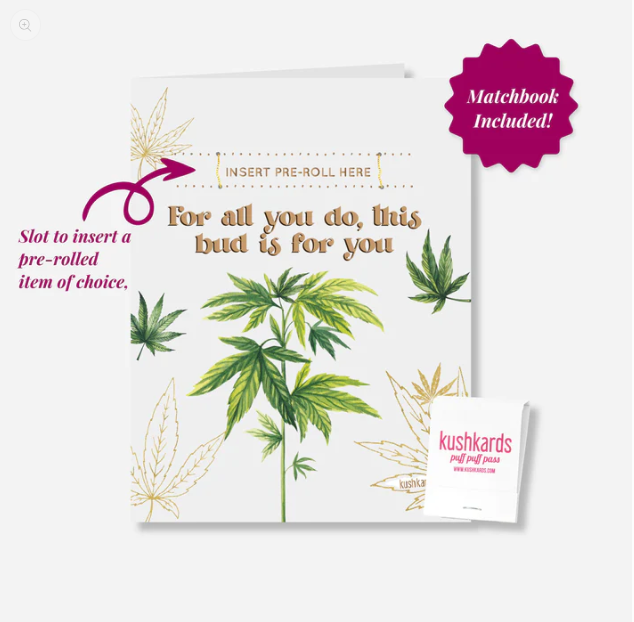 Photograph of product: Bud for You Card Oui'd Greeting Card