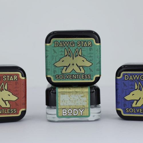 Photograph of product: Dawg Star | Strawberry Guava | Cold Cure Rosin | DOH | 1g