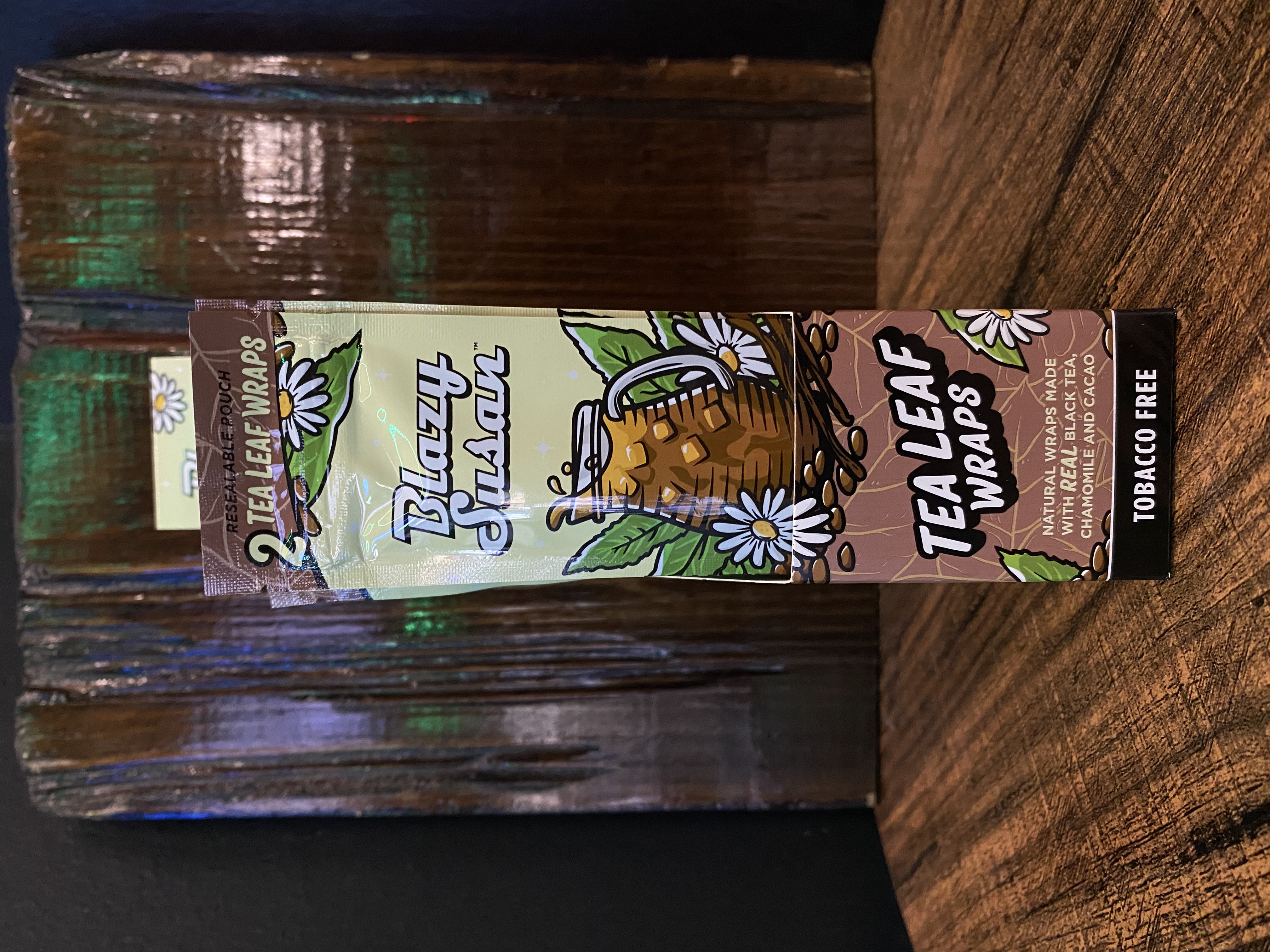 Photograph of product: Blazy Susan Tea Leaf Wraps | 2pc Original