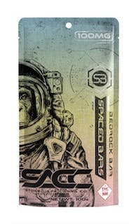 Photograph of product: 100MG Bedrock Bar- Stoned Ape