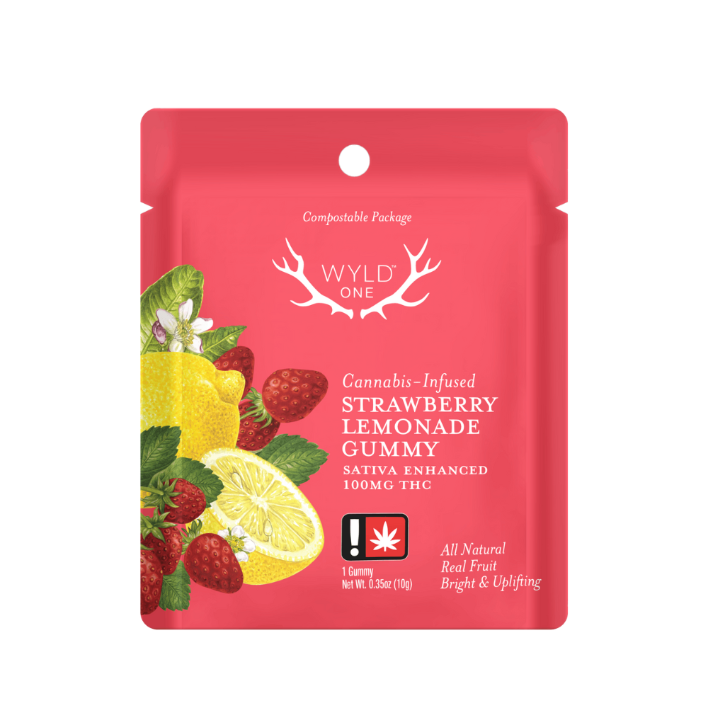 Photograph of product: Wyld - Ones - Strawberry Lemonade (Oui'd) 100mg