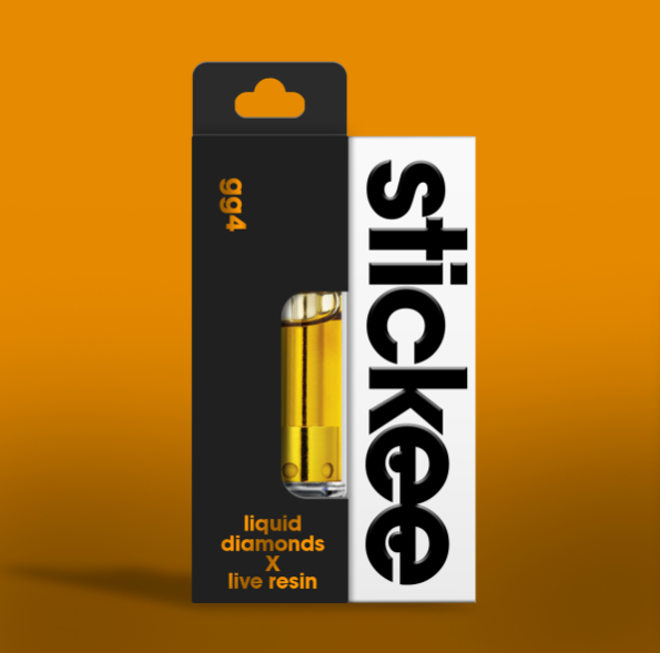 Photograph of product: GG4 | 510 Thread | Live Resin x Liquid Diamonds | Stickee