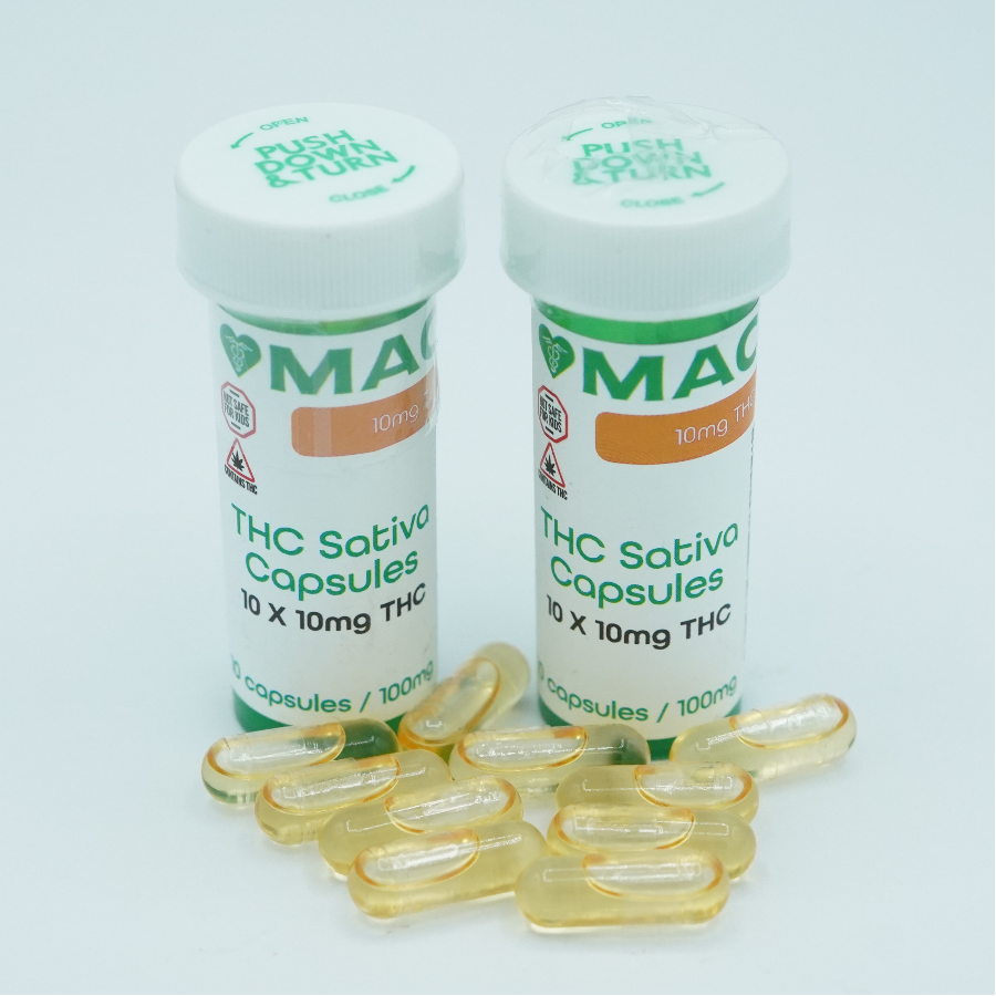 Photograph of product: TH-oui Oui'd Capsules 10x10mg