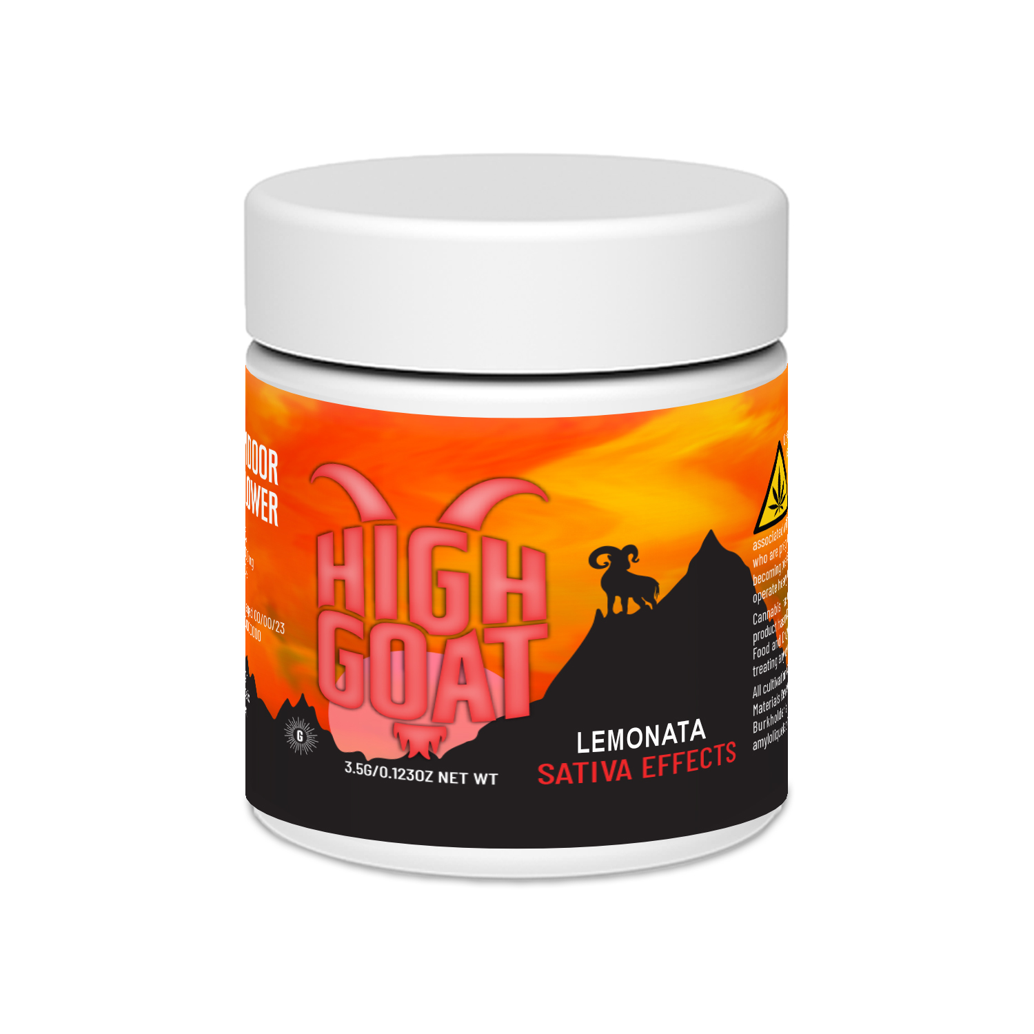 Photograph of product: High Goat Flower Lemonatta - 3.5g