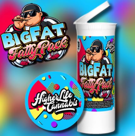 Photograph of Product: Wedding Cake Big Fat Fatty Pack 10pk | 12g