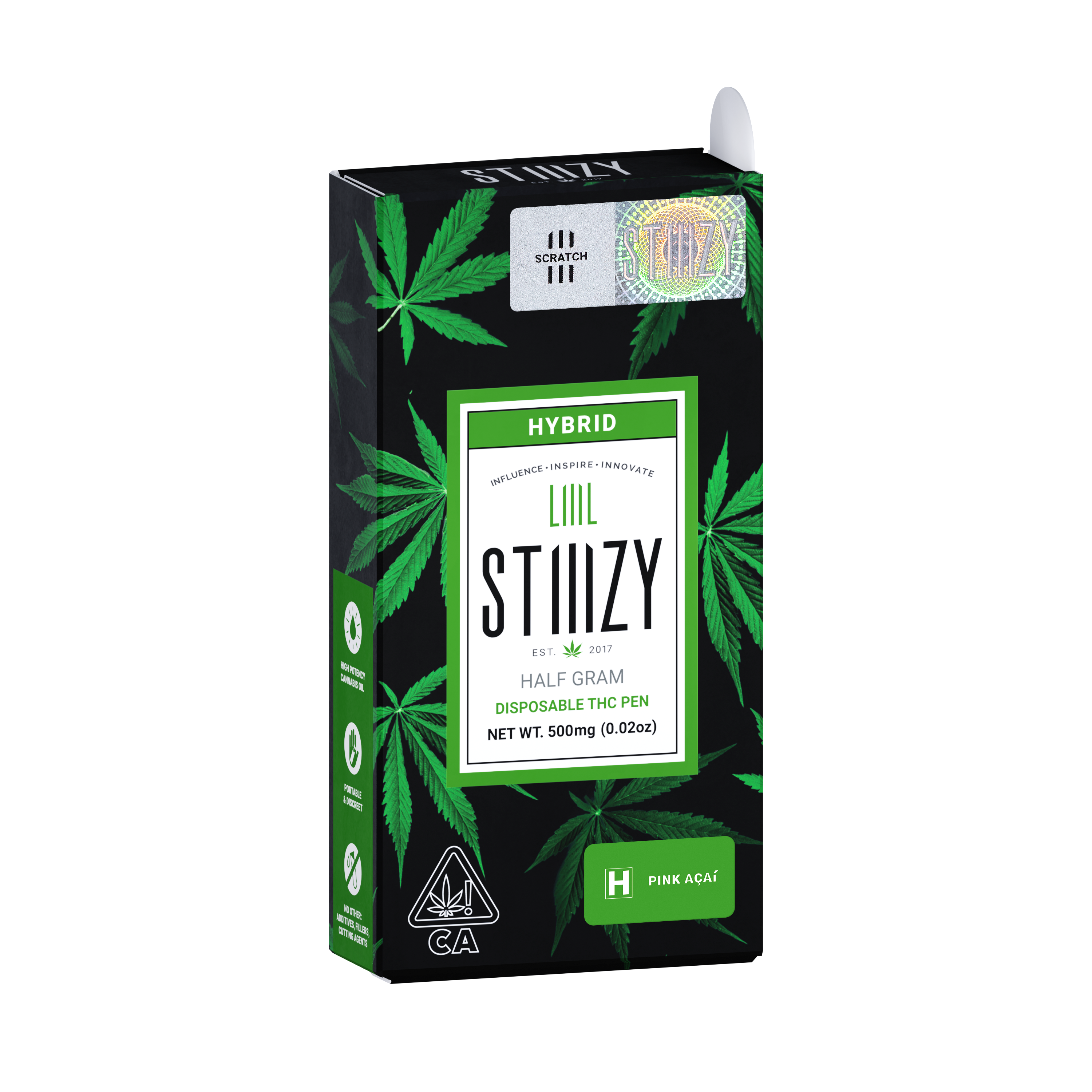 Photograph of product: Pink Acai LIIIL STIIIZY Disposable Cartridge | 0.5g