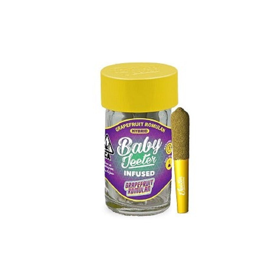 Photograph of product: JEETER - 5PK PREROLL - GRAPEFRUIT ROMULAN