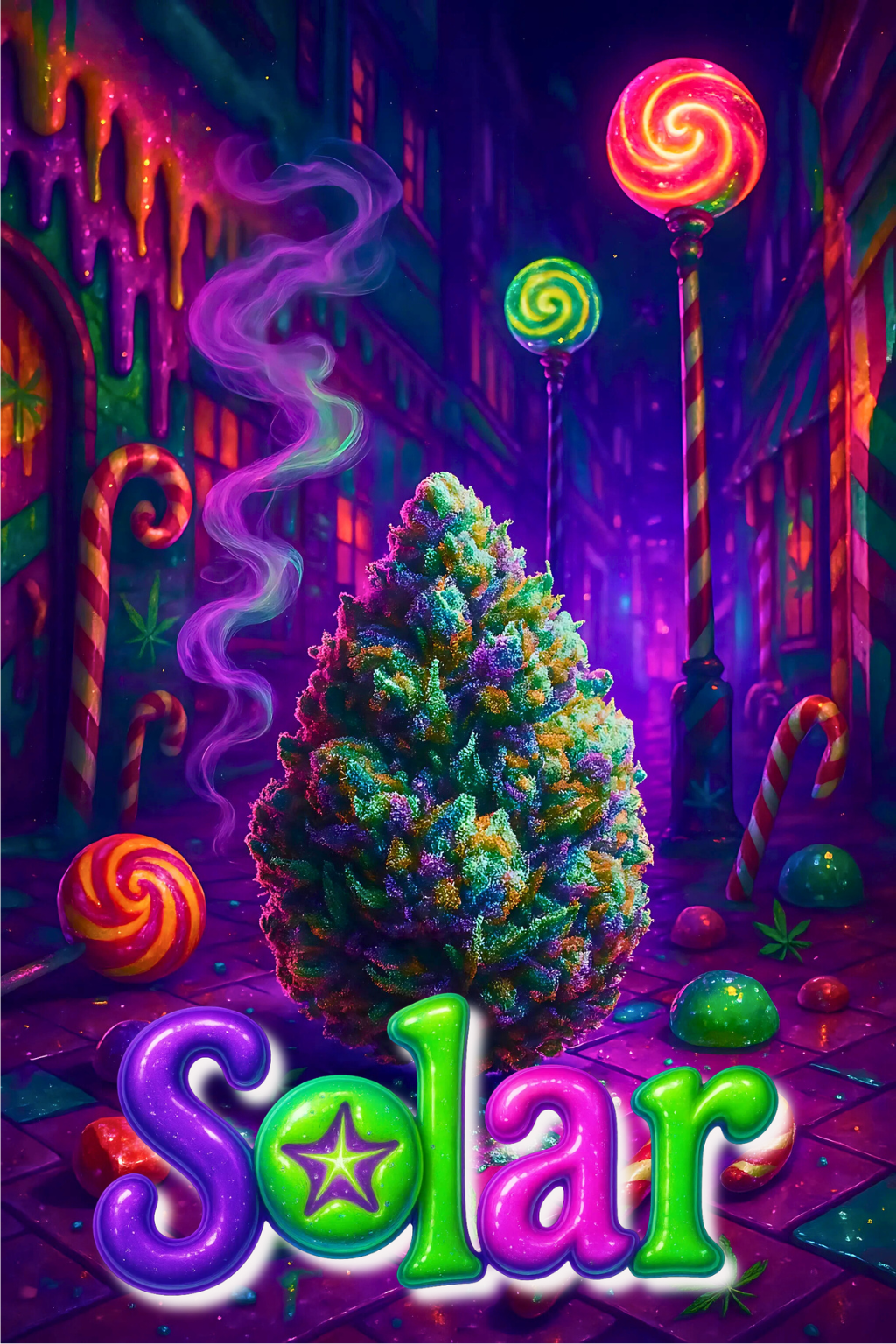 Photograph of product: Solar | Jokerz Candy | 3.5g | 27.06% TAC