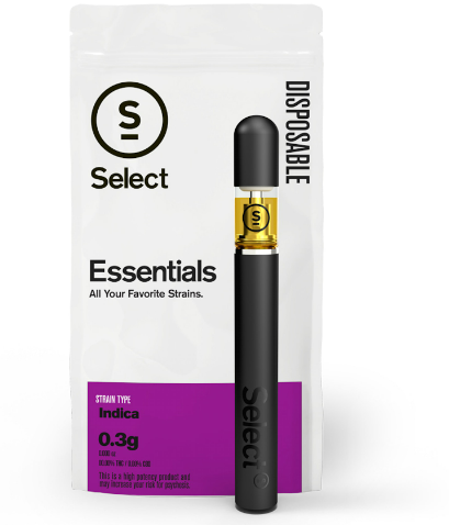 Photograph of product: Select Essential Black Cherry Maduro Disposable Vape /300mg