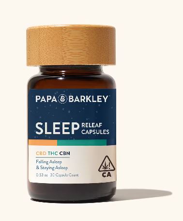 Photograph of product: 30CT - SLEEP RELEAF CAPSULES - 1:1:1 (CBD/CBN/TH-oui)