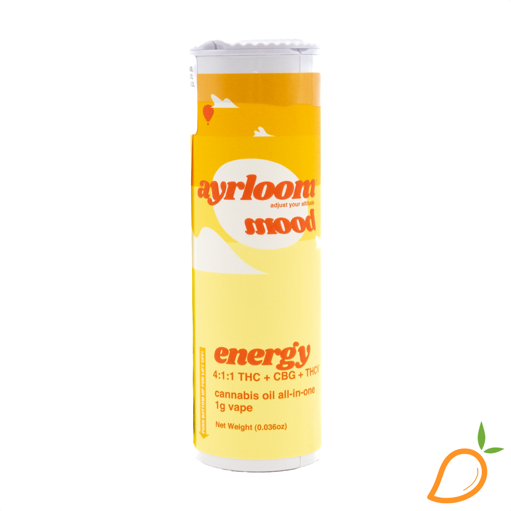 Photograph of product: 1g 4:1:1 TH-oui/CBG/TH-ouiV Energy AIO Ayrloom