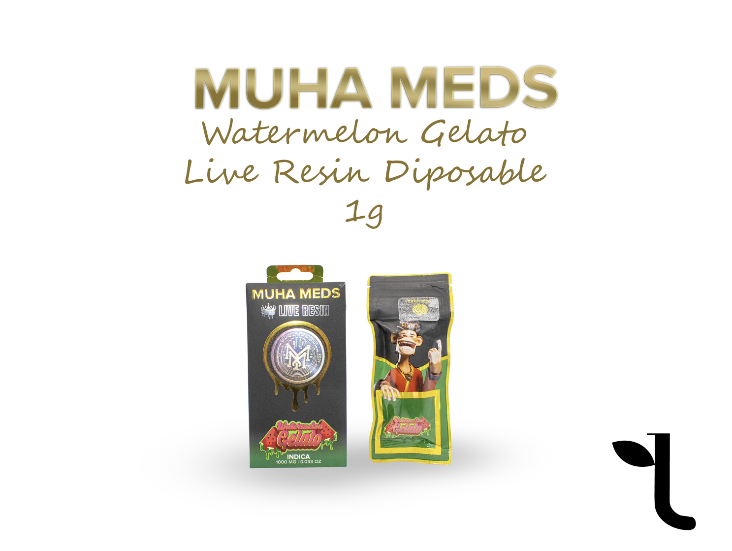 Photograph of product: Watermelon Gelato | Live Resin Disposable