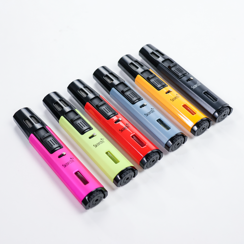 Photograph of product: 5" Standing Pencil 2-Flame Scorch Torch | Assorted Colors