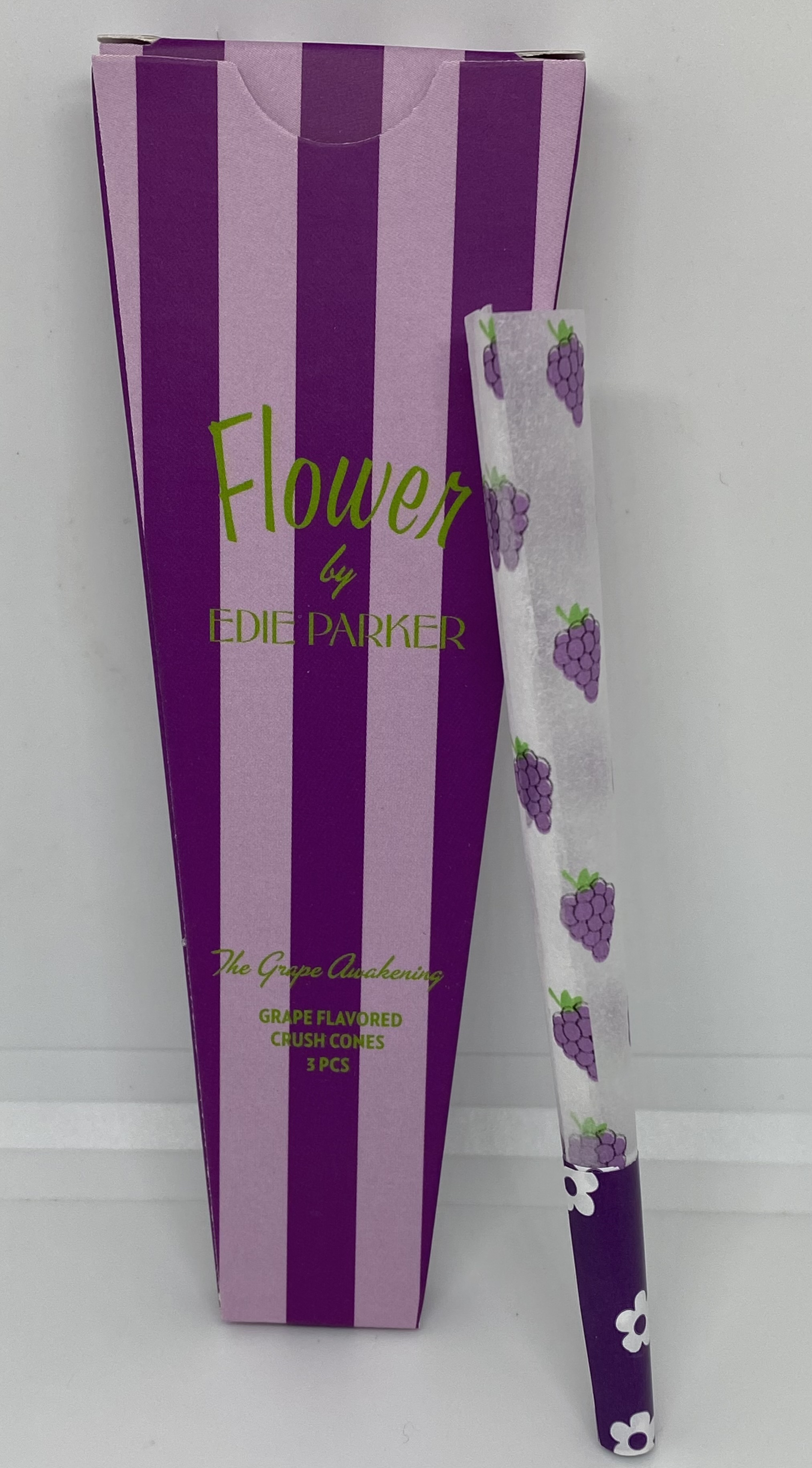 Photograph of product: Grape Flavored "Crush Cones" 3 Pack  || Edie Parker