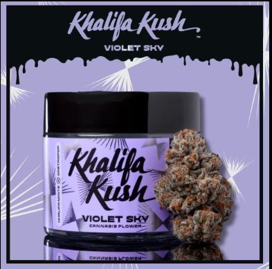 Photograph of product: Khalifa Kush | Violet Sky Flower | 3.5g