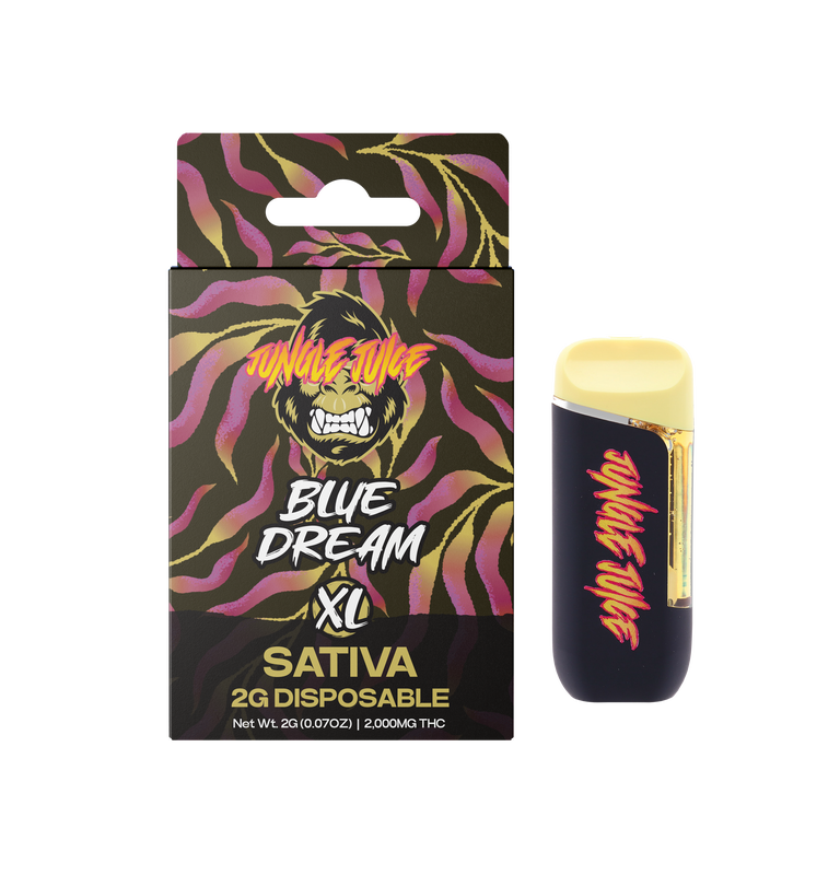 Photograph of product: Jungle Juice - Disposable Vape - (2g) - Oui'd - **BLUE DREAM** (4/$60)