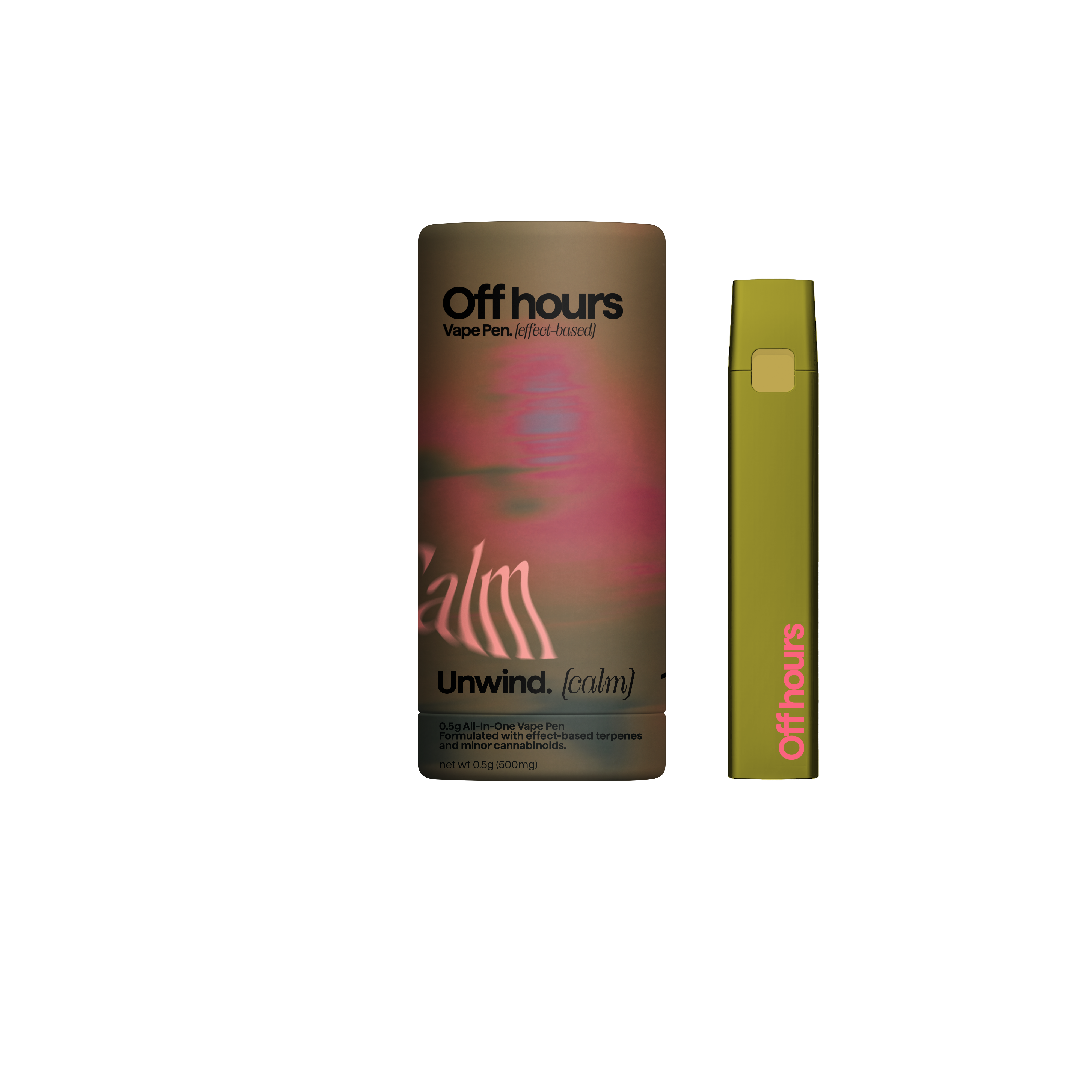 Photograph of product: Off Hours | Unwind. Calm | All In One Vape