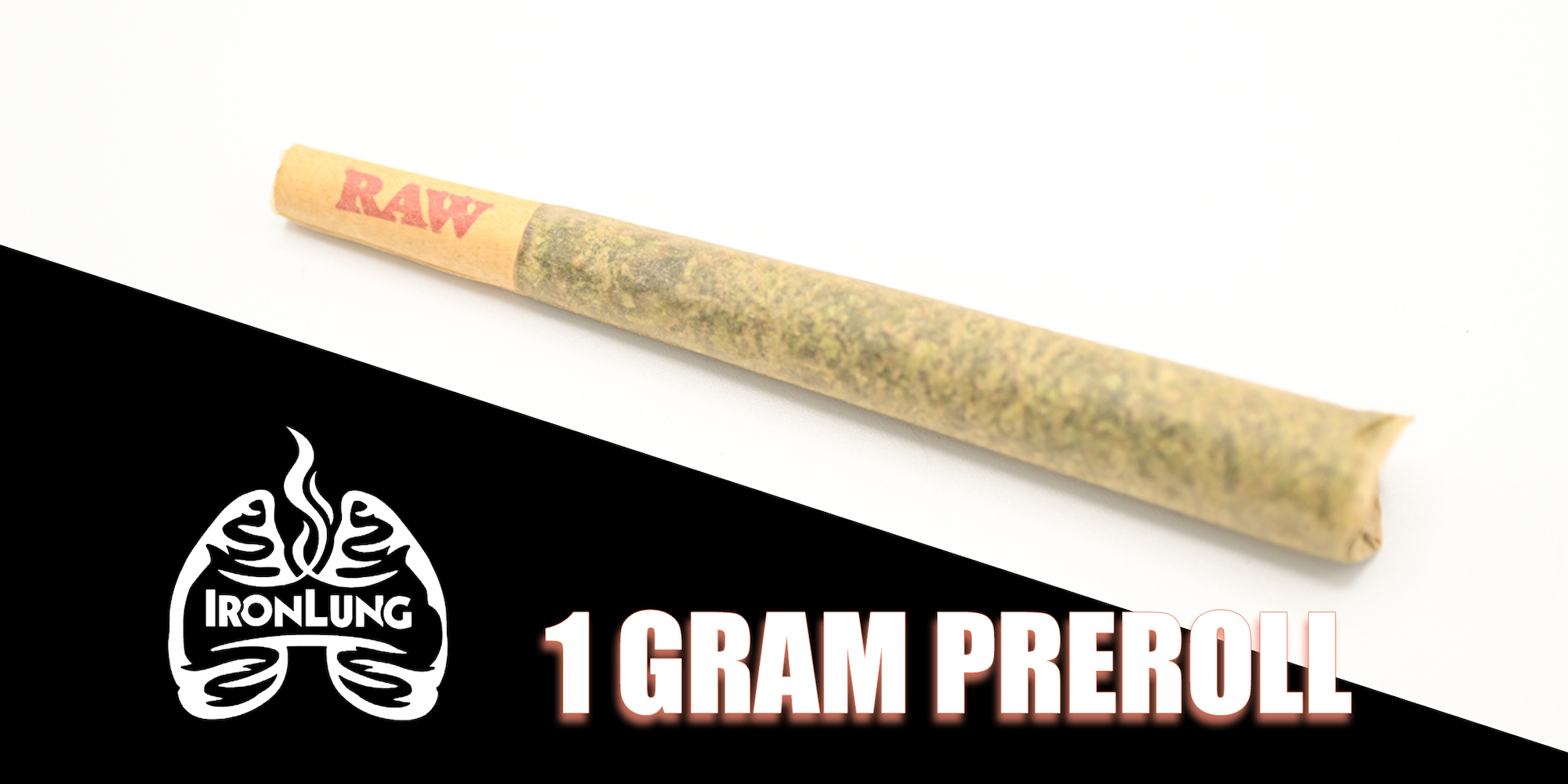 Photograph of product: Ironlung - Ghost Pounder Preroll (1G)